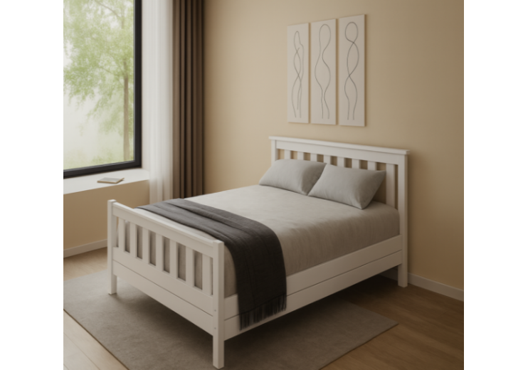 Кровать двуспальная ДАКОТА с покраской